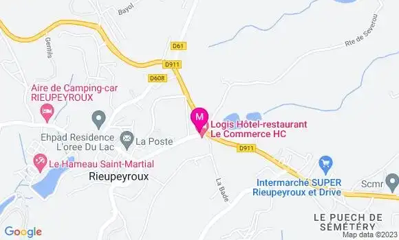 Localisation Brasserie L