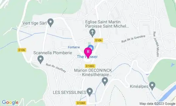 Localisation Restaurant  Le Sabot de Venus