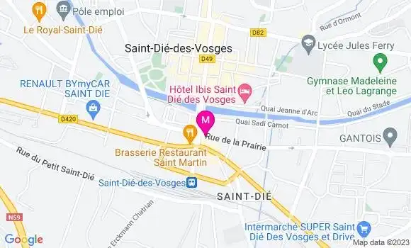 Localisation Restaurant Asiatique Le Dragon d