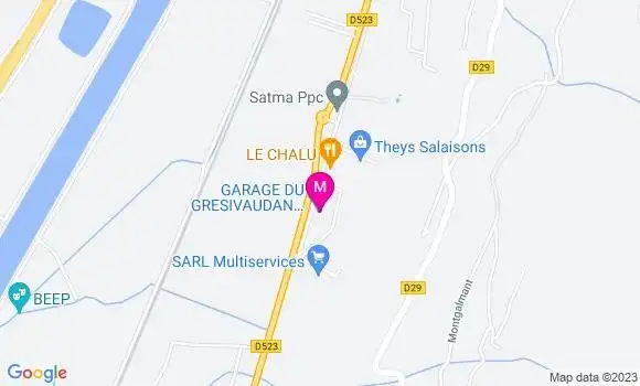 Localisation Restaurant  La Fontaine des Gourmets