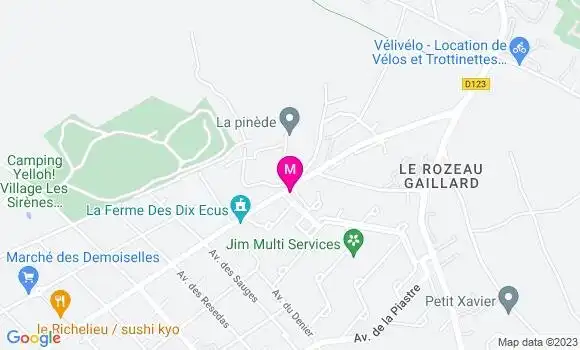 Localisation Restaurant  Le Valentin