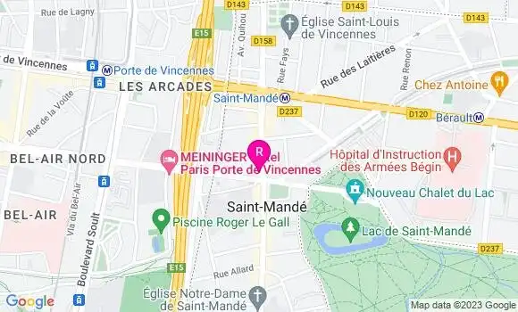 Localisation Restaurant  La Fraternité