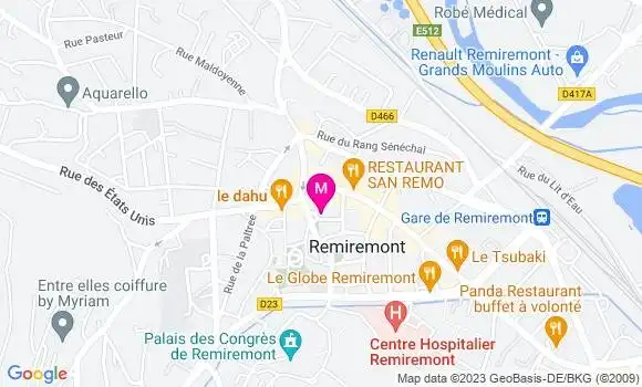 Localisation Restaurant  L