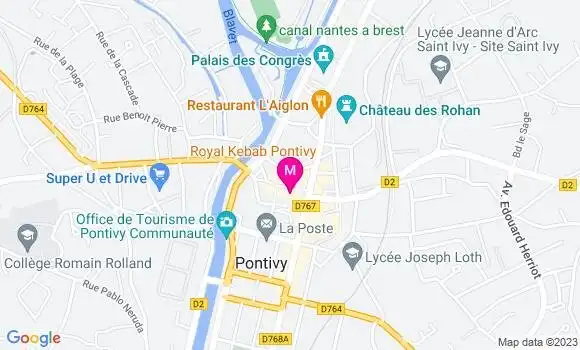 Localisation Restaurant  Le Martray