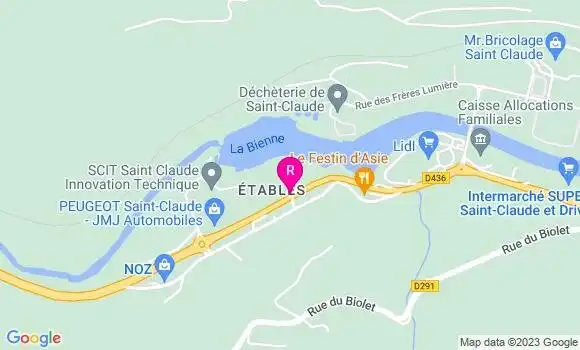 Localisation Restaurant  L