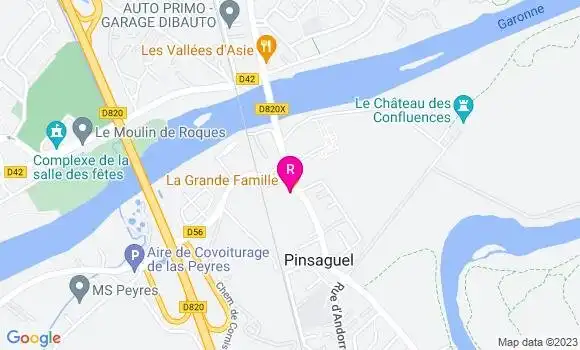 Localisation Café La Grande Famille