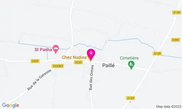 Localisation Restaurant  Chez Nadine