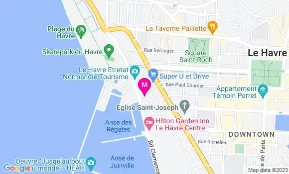Localisation Restaurant  La Voile Bleue