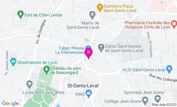 Localisation Restaurant  L