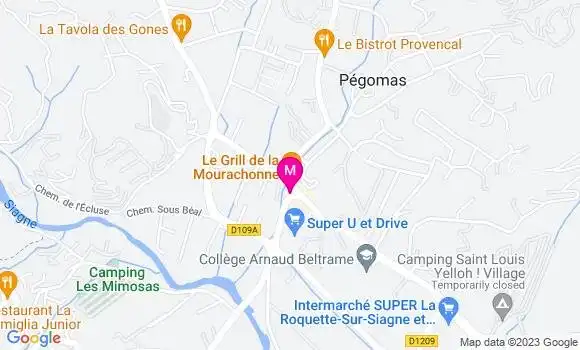 Localisation Restaurant  L