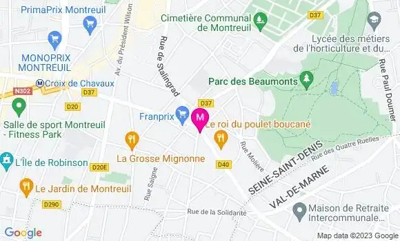 Localisation Restaurant  Au Lèche Vins