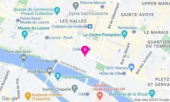 Localisation Brasserie Café Benjamin