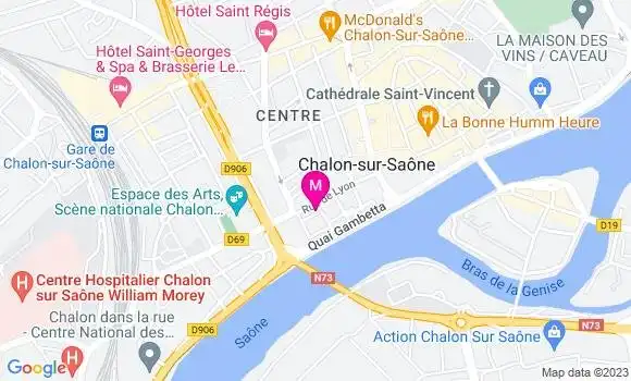 Localisation Restaurant Végétarien La Pierre Vive