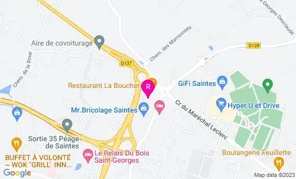 Localisation Restaurant  La Boucherie