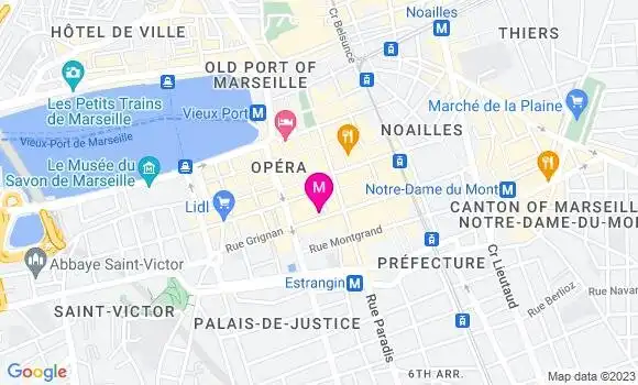 Localisation Restaurant  Le Vendôme