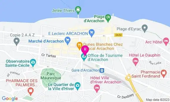 Localisation Restaurant  Le Pavillon d