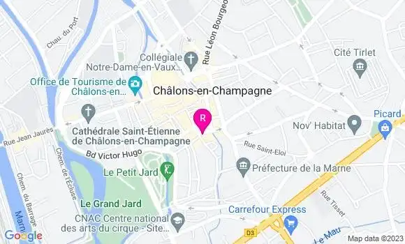 Localisation Restaurant  La Maison de Marie Caroline