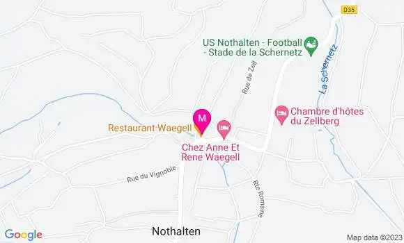 Localisation Restaurant  Waegell