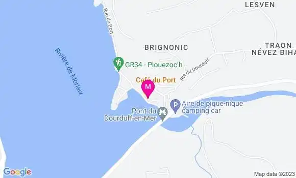 Localisation Restaurant  Café du Port