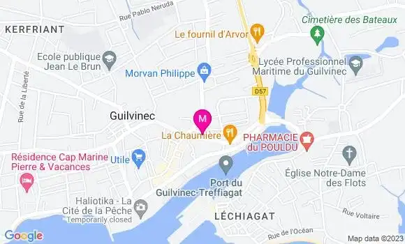 Localisation Crêperie Ar Vag