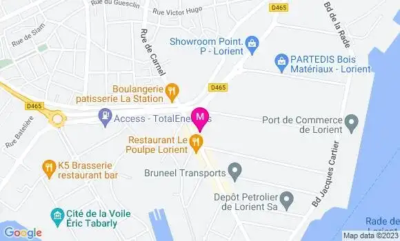 Localisation Restaurant  Le Jardin d