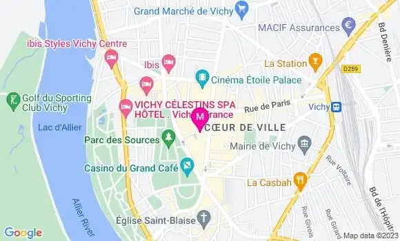 Localisation Restaurant  Le Comptoir du Croque