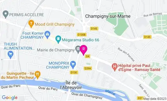 Localisation Brasserie de la Mairie