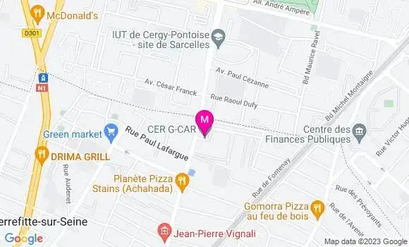Localisation Restaurant Africain Le Manguier