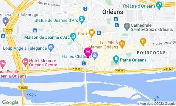 Localisation Restaurant  Le Châtelet
