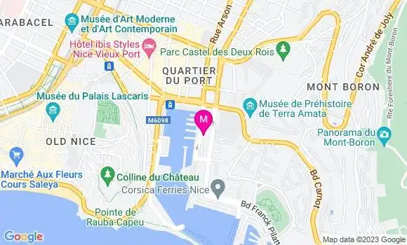 Localisation Restaurant  Le Marlin
