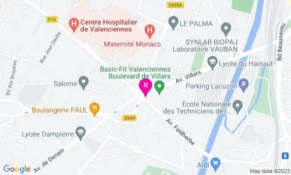 Localisation Pizzeria L