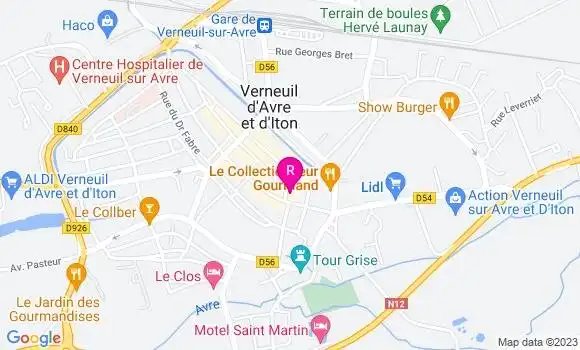 Localisation Crêperie Le Louisiane