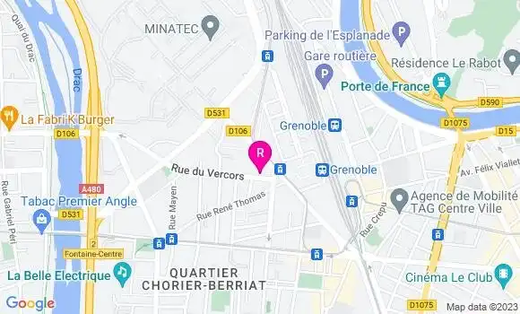 Localisation Restaurant  La Cantine des Filles