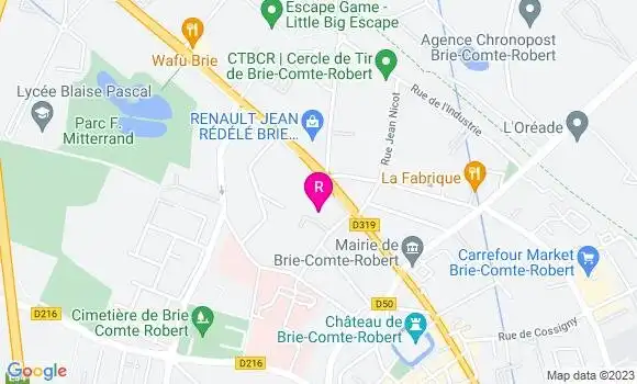 Localisation Restaurant  Pizza des Quatre Vents
