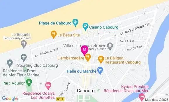 Localisation Restaurant  Le Cadre