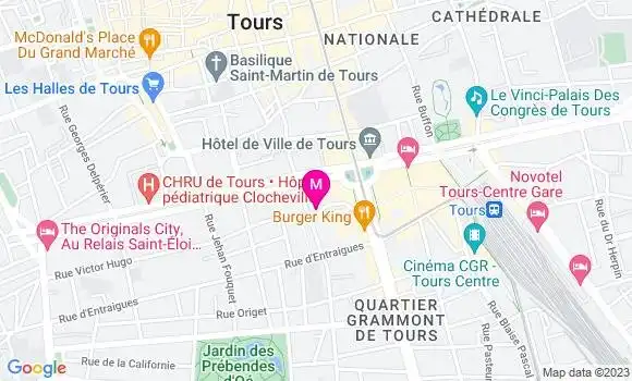 Localisation Restaurant  La Rose des Sables