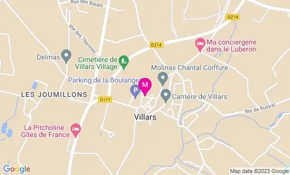 Localisation Auberge du Villarsois