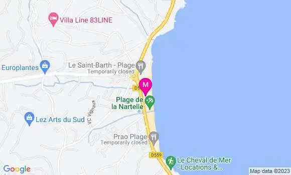 Localisation Restaurant  La Voile