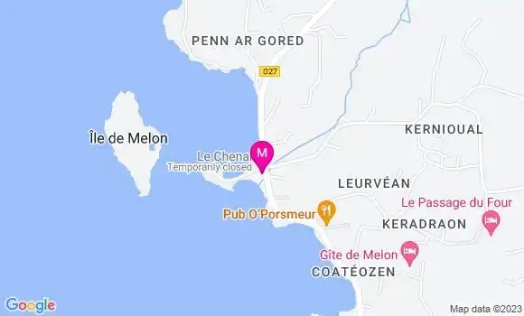 Localisation Restaurant Bar Le Chenal