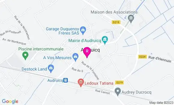Localisation Restaurant  Café de la Mairie