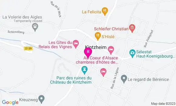 Localisation Auberge Saint Martin