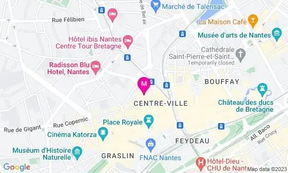 Localisation Restaurant  Le Beckett