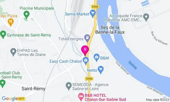 Localisation Restaurant  La Grenouille Gourmande