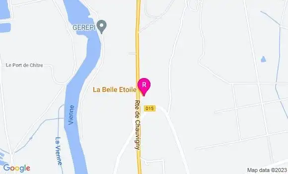 Localisation Restaurant  La Belle Etoile