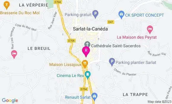 Localisation Restaurant  Le Medieval
