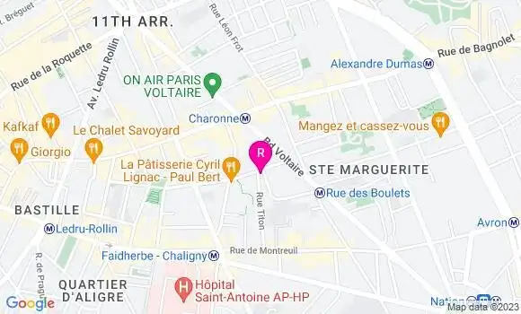Localisation Pub Café Titon