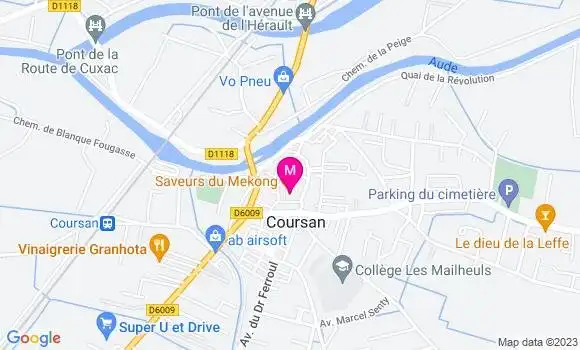 Localisation Restaurant  Saveurs du Mekong