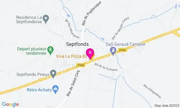 Localisation Restaurant  Le Saint Mamet d