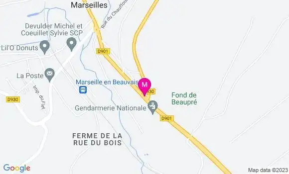 Localisation Restaurant  Le Grand Blamont