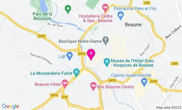 Localisation Restaurant  La Buissonnière